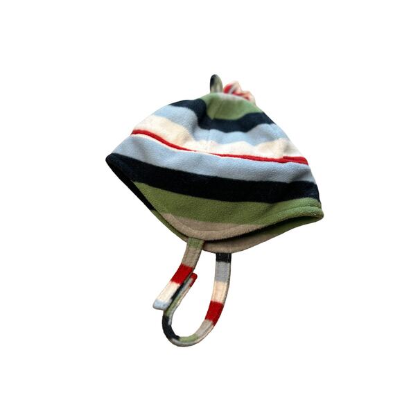 Baby GAP Colorful Soft Cap with Ear Coverage and Loop Thread Fasten 6-12 mos EUC - Picture 1 of 5
